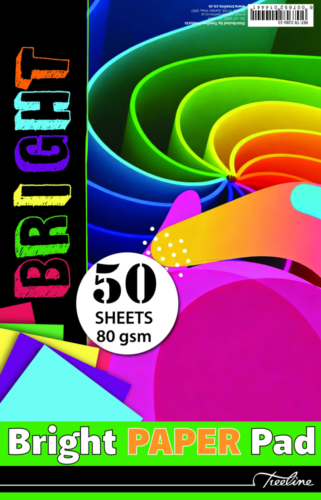 A4 80 GSM Bright Paper 50 Sheet Pad